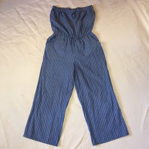 Striped jumpsuit